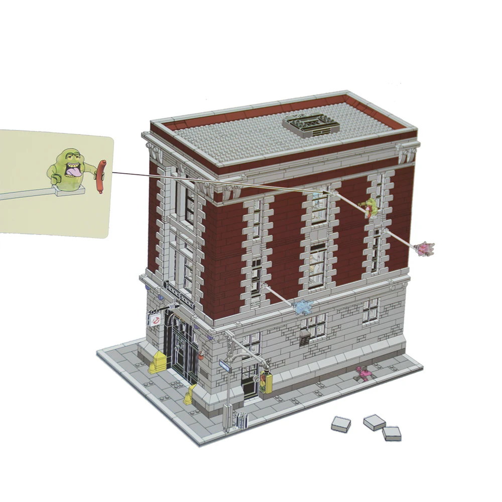

4705Pcs Ghostbusters Firehouse Headquarters brinquedos Model set Building Blocks Kits Model Bricks Compatible 75827