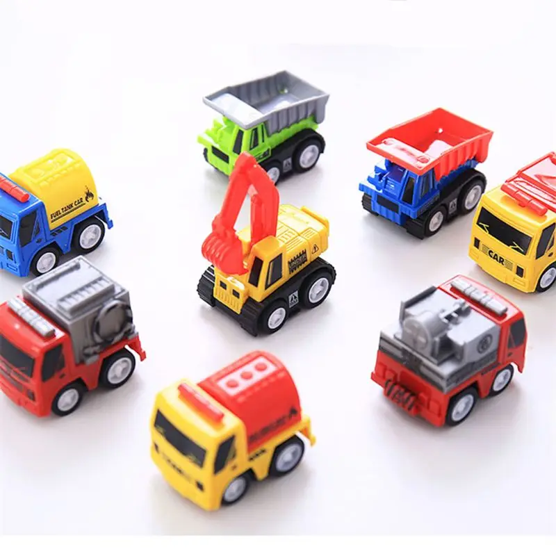 

Cute Mini Pull Back Tank Car Toys Boy Gift Truck Vehicle Engineering Car