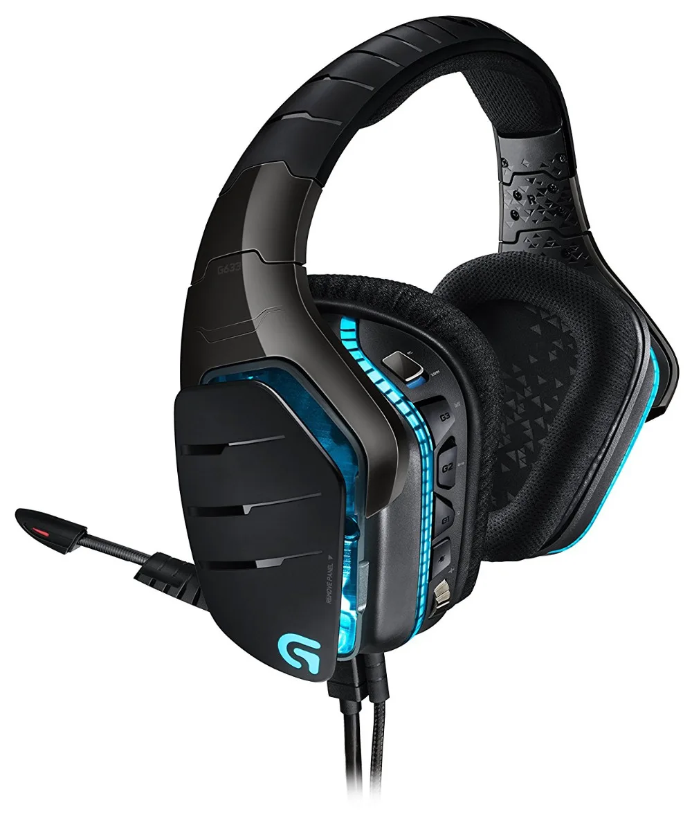 Наушники Logitech G633 Artemis Spectrum RGB 7 1 Dolby и DST игровая гарнитура с объемным