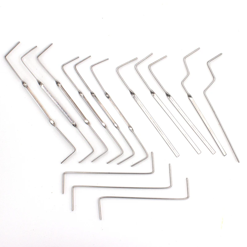 

Liushi 14pcs/lot Broken Key Remove Auto Locksmith Tools Row Tension Tools Remove Hooks Lock Pick Set Lock Kit