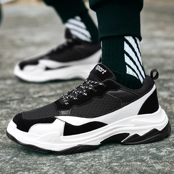 

Men's Fashion Casual Shoes Comfortable Sneakers Brand Light Breathable Walking Shoes Outdoor High Quality Non-slip Jogging Shoes