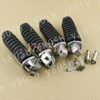 

Motorcycle Front & Rear Foot Pegs Footrest For Suzuki SFV650 Gladius 2009 2010 2011 2012 2013