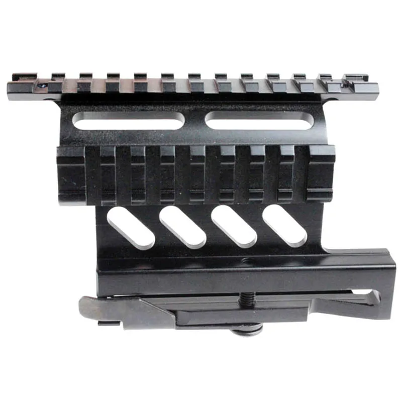 AK 47 Scope Mount Laser Flashlight Attachment Adapter Side Lock with