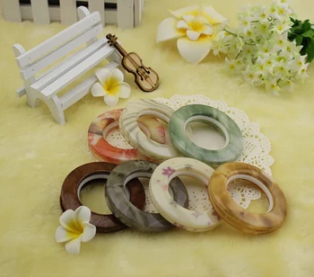 

Imitation jade ring of holing punch Roman times Roman Curtain Ring Accessories Nano Mute Art Scene