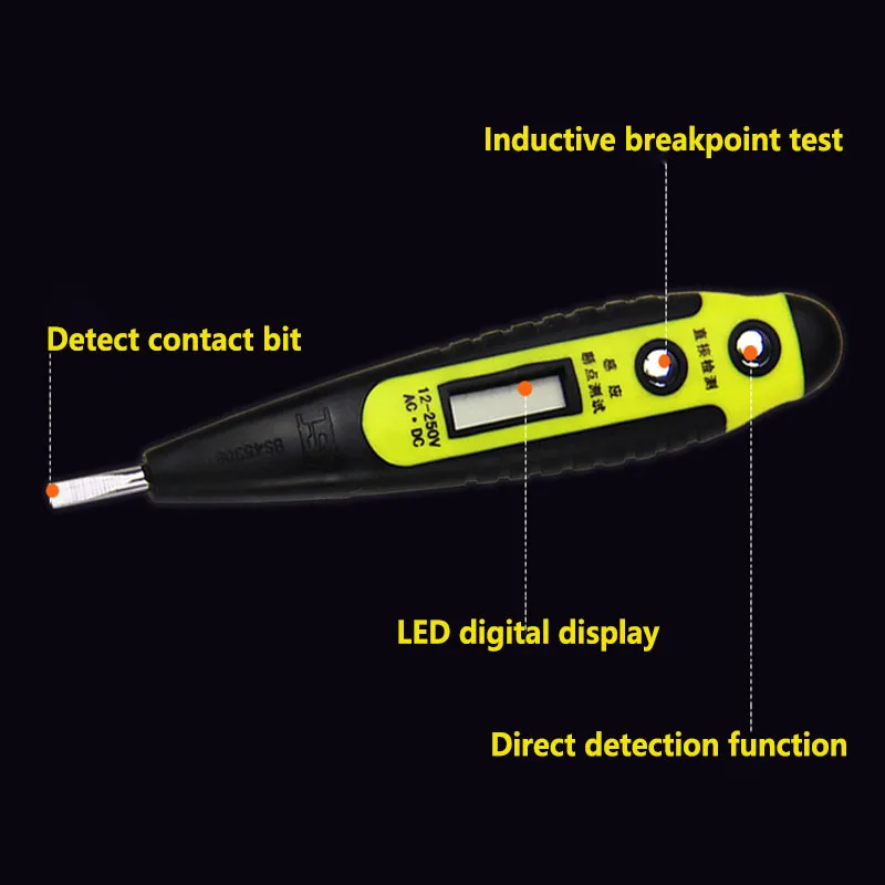 

Home Multi-function Line Test Electroscope High-precision Non-contact LED Digital Display Test Pencil