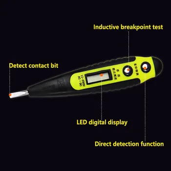 

Home Multi-function Line Test Electroscope High-precision Non-contact LED Digital Display Test Pencil