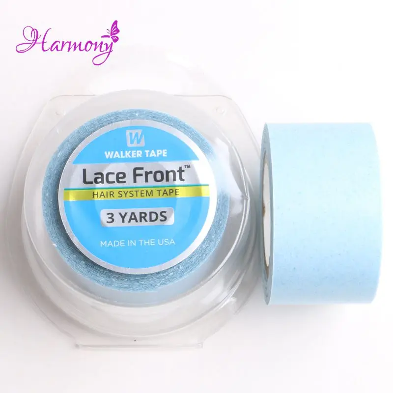 5rolls Blue Color Lace Front hair system tape 1''*3 yards double side