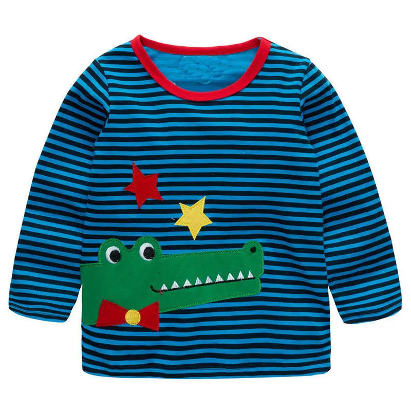 Littlemandy топы для мальчиков Рождественский Снеговик аппликацией; одежда с длинными рукавами брендовые Детские футболки Костюмы детская хлопковая рубашка