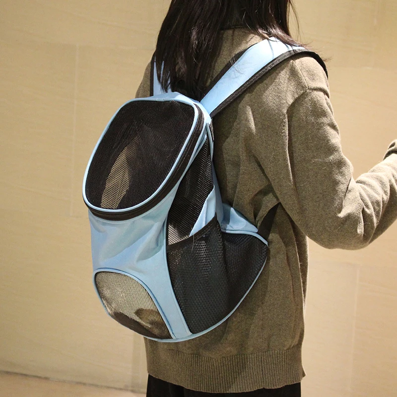 

Pet Dog Carriers Backpack Bags For Dogs Cat Outdoor Travel Carrier Portable Zipper Mesh Backpack Breathable Dog Bags Pet Supply