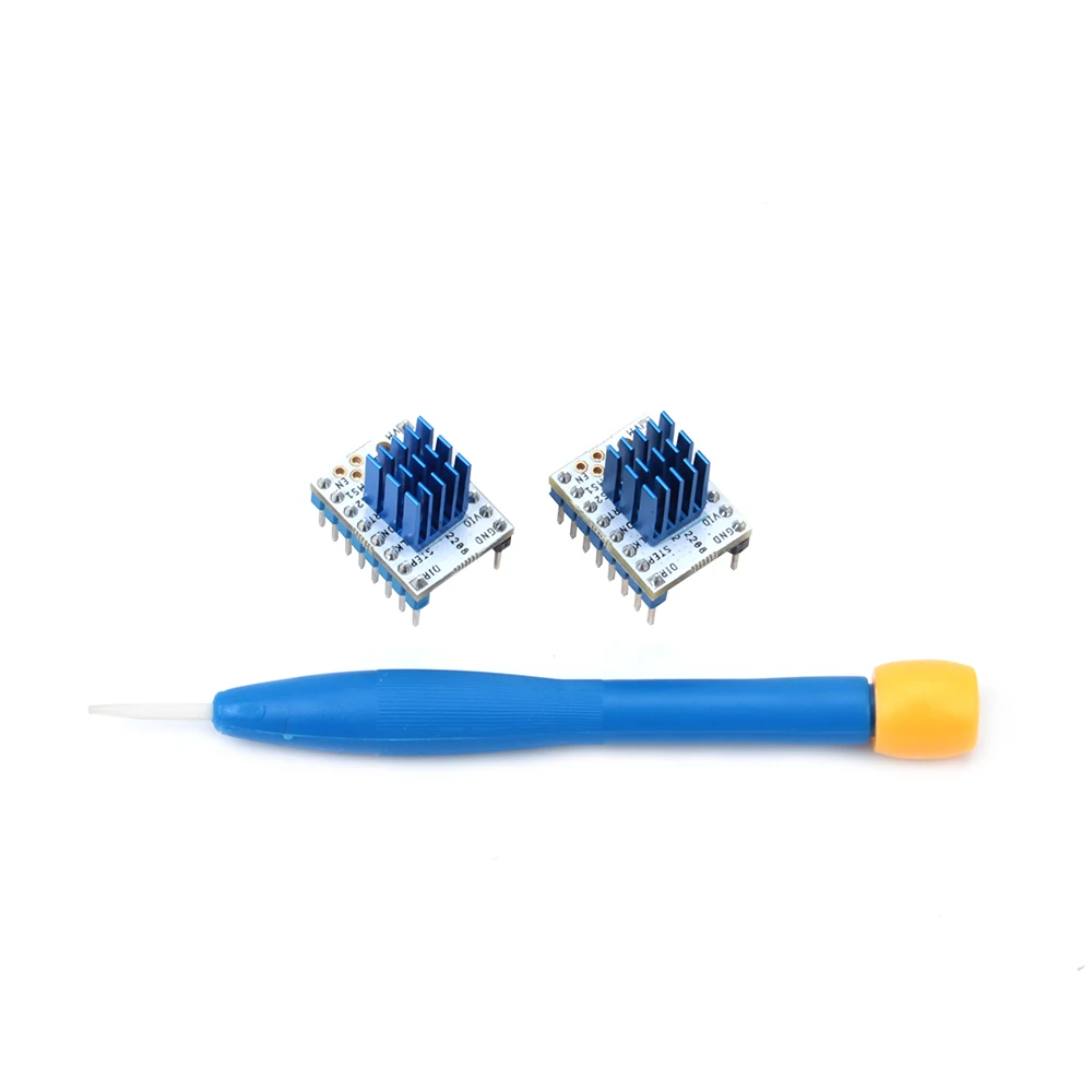 Tubo de Alimentação Corrente de Pico Stepping Motor Driver Stepstick Mudo Embutido no Atual 1.4a 2a Substituir Tmc2100 10pcs Tmc2208 V1.2 8 Peças e acessórios em 3D