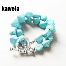 Модный высококачественный браслет, ручная работа двойные нити браслет