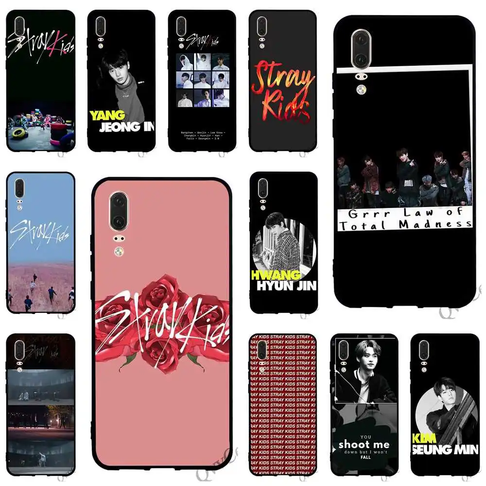 

Print Stray Kids KPOP Phone Case for Huawei P20 Pro Cover P10 P8 Lite P9 Mini P Smart Mate 10 20 Back
