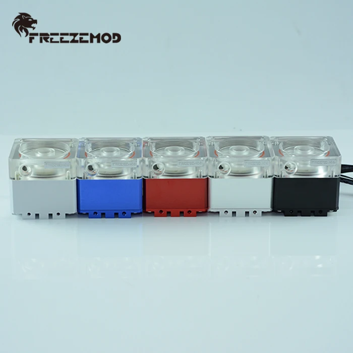 

FREEZE MOD Computer water cooling mute pump max head 4m with meter flow 800L/H support RGB AURA. PU-FS6M