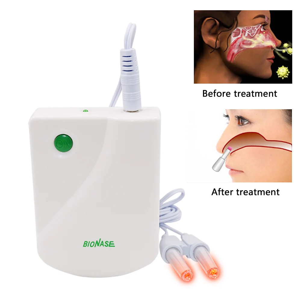BioNase Nose Rhinitis Sinusitis Cure Therapy Hay fever Low Frequency Pulse Laser instrument