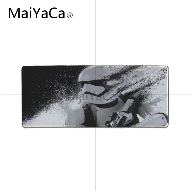 MaiYaCa коврик для мыши «Звездные войны» геймерский игровой коврик резиновый, большого размера игровой коврик для мыши для любителей игры - Цвет: Lock Edge 30X90cm