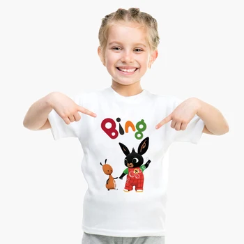 

DERMSPE 2019 High Quality Summer Kids T-shirt Lovely Cartoon Loose Toddler Tee Top Boys Girls Cotton Soft Short Sleeve Blouse