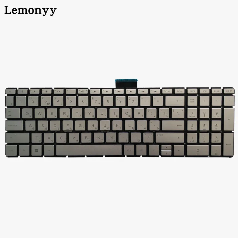  Russian laptop keyboard for HP 17-bs 17-bs000 17-bs010nr 17-bs020nr 17-bs051od RU black/silver keyb