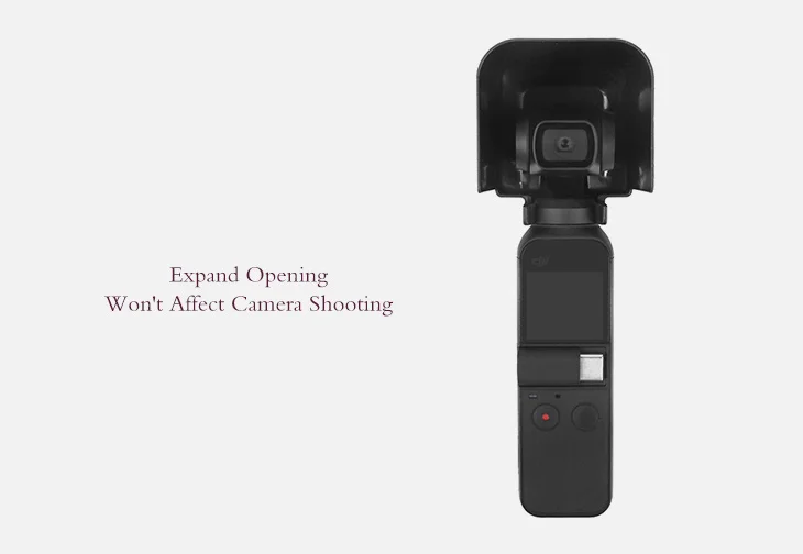 DJI OSMO P ocket Camera Lens Hood Antiglare Sunshade Protective Gimbal Cover Sunhood for DJI OSMO POCKET-15