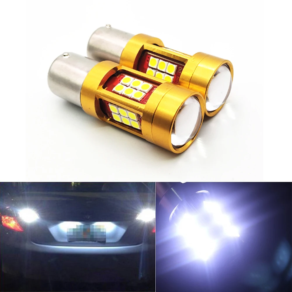 

Welback 1156 1141 1003 BA15S 27-SMD 3030 LED Light bulbs 6000K White Back Up Reverse Lights Brake Lights Tail Lights Rv lights