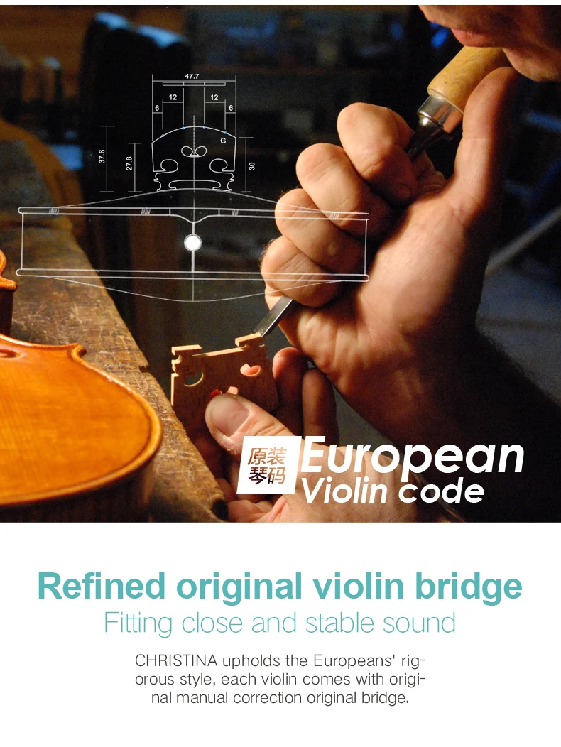Итальянская Кристина, Сделано в Европе, EU3000B, скрипка, 4/4 клен, скрипка, высококачественная, ручная работа, антикварная, матовая скрипка, s с скрипка, чехол, бант