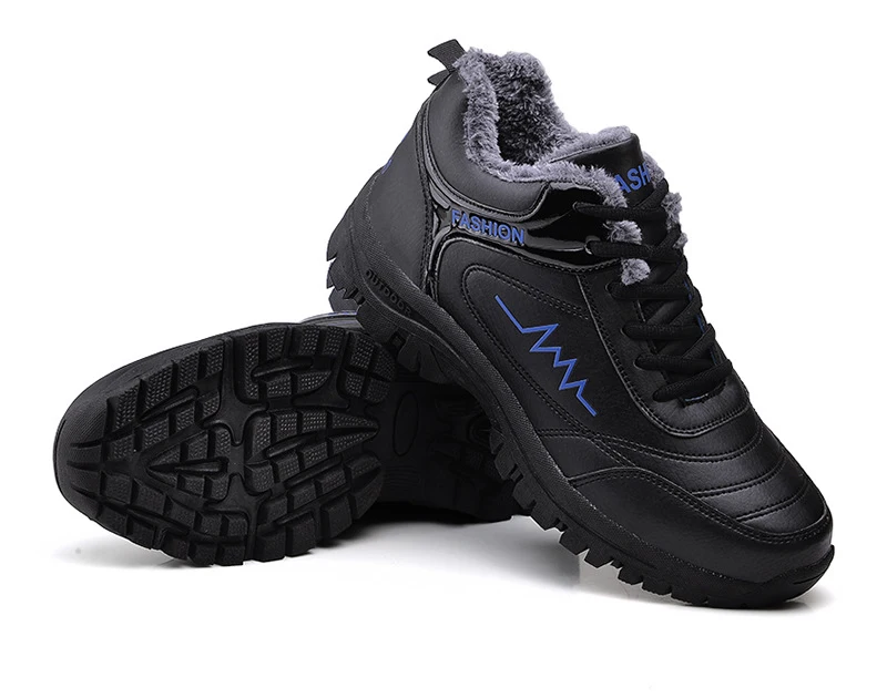 Спортивная обувь для мужчин, высокие мужские кроссовки для бега, бархатная Мужская Легкая спортивная обувь, осенне-зимние кроссовки для бега для мужчин
