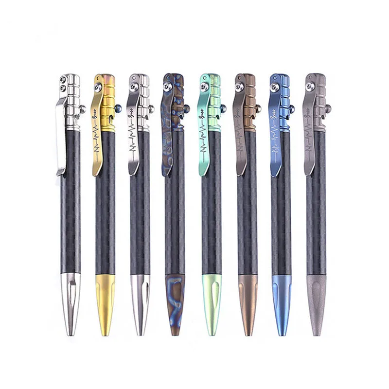 2018 EDC Bolt Titanium Alloy Defense Pen Carbon Fiber Pen Body Tactical Pen Multi Tools Broken Window Survival Pen Accessories цена 2018 EDC Bolt Titanium Alloy Defense Pen Carbon Fiber Pen Body Tactical Pen Multi Tools Broken Window Survival Pen Accessories цены онлайн