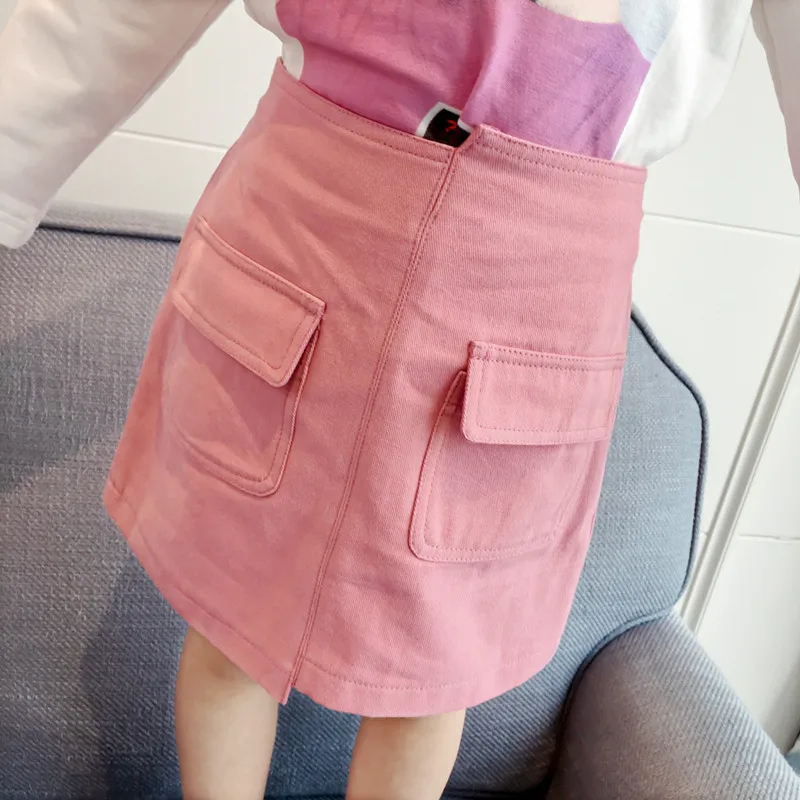 

DFXD 2019 Spring Toddler Skirt New Arrival Soild Irregular Kids A-line Skirts Children Clothes Girls Tutu Skirt For 2-8Yrs