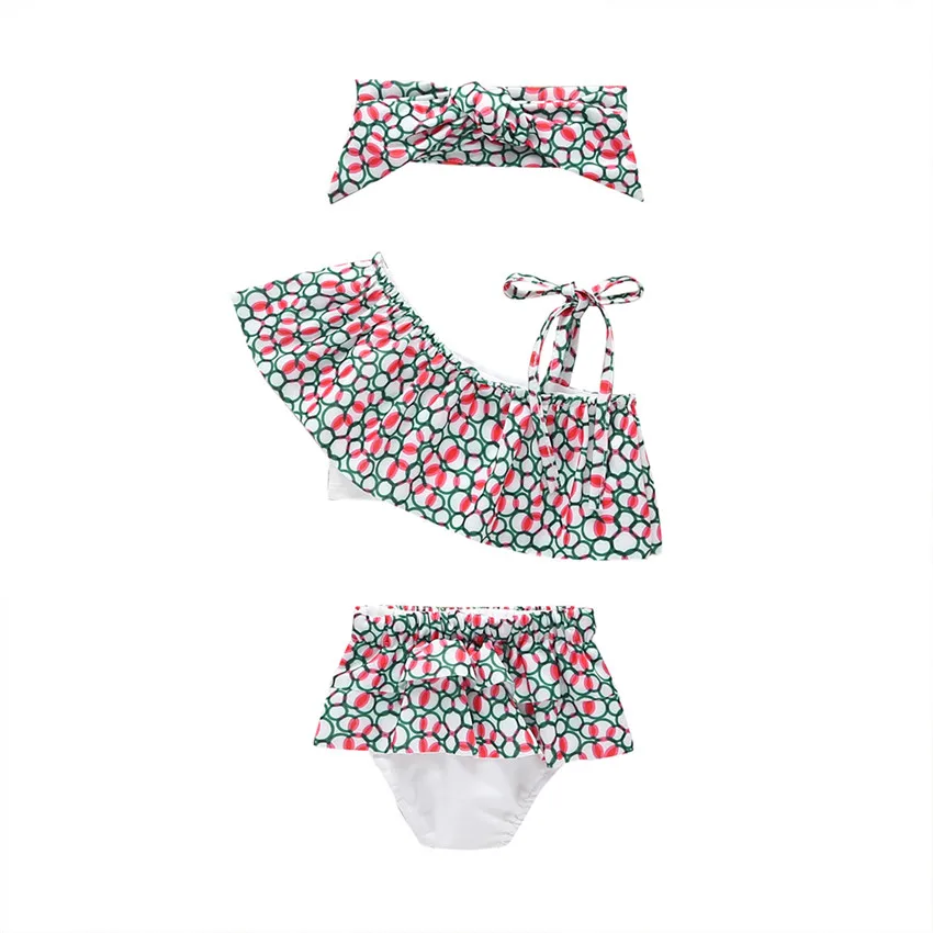 3 piece bikini set headband