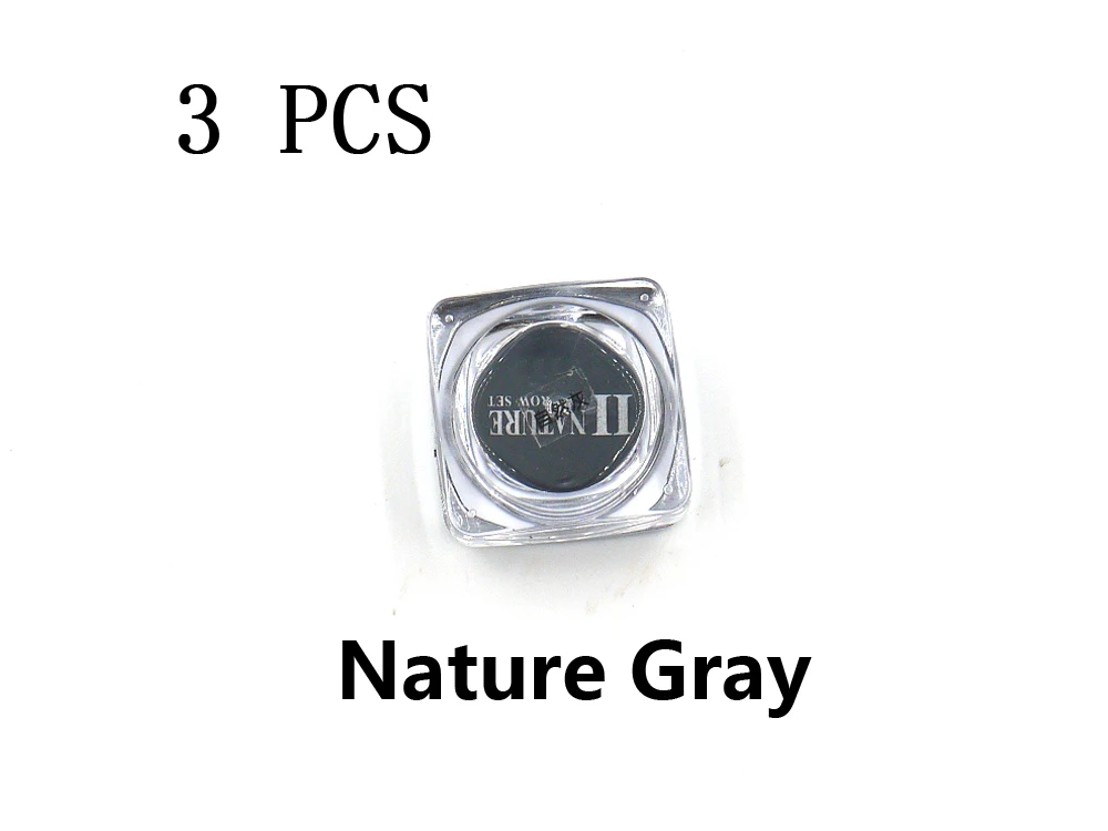 3PCS PCD Nature Gray Paint Professional Eyebrow Micro Tattoo Ink Set Lips Microblading Permanent Makeup Pigment Colorfastness | Красота и