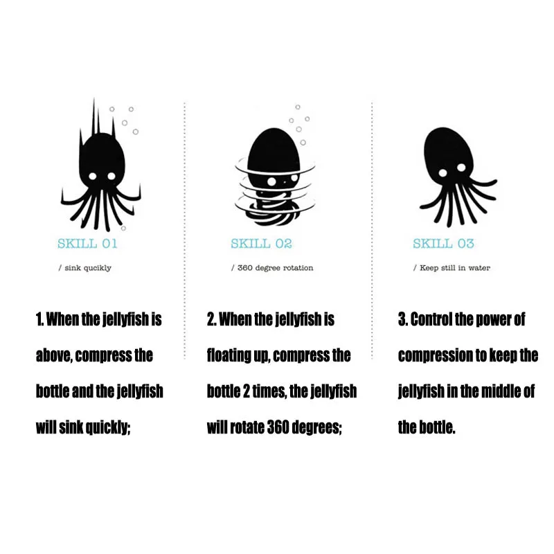  MYHOESWD Automatic Dancing Jellyfish Toy Novelty Gifts for Kids Toys Scientific Creative Toy for Ch - 32952999605