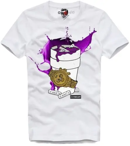 

T Shirt Codeine Codein Purple Lean Xanax Weed Lsd Bong Mdma 2019 New Arrival Men'S Fashion Funny Tees Short 3D Print T Shirt