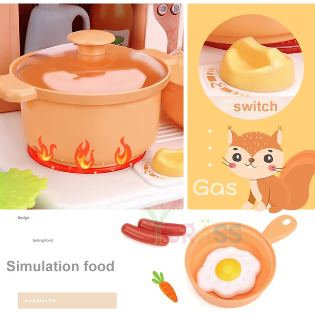 38 Pçs Crianças Jogos De Cozinha Brinquedos Para Meninas Meninos Em  Miniatura Comida Chá Café Role Play Conjunto Brinquedos Educativos 2 3 4  Anos De Idade - Brinquedos De Cozinha - AliExpress