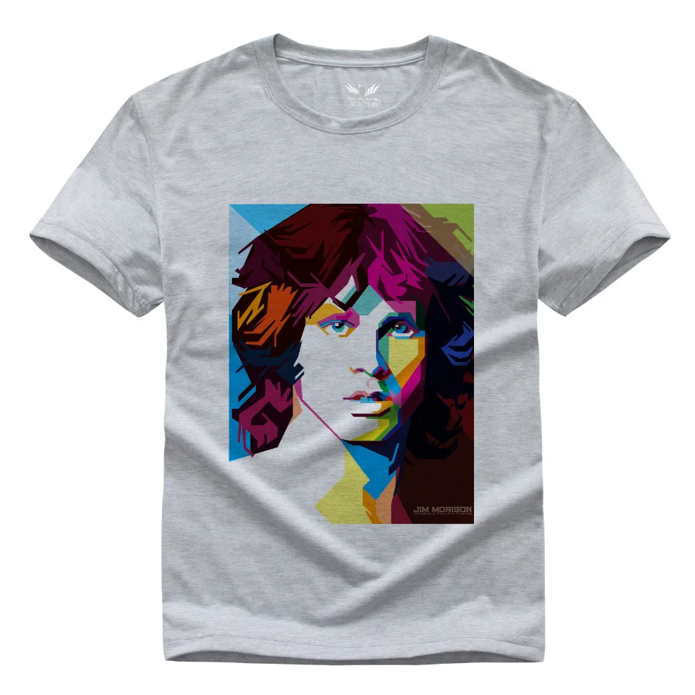 jim morrison t shirts men women t shirt cotton short grocery list price