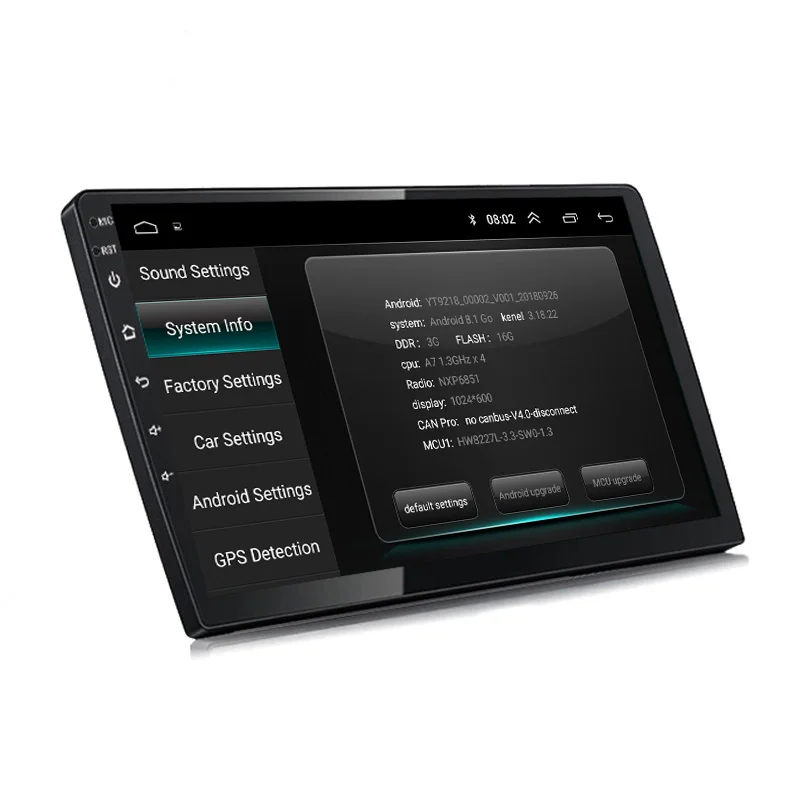 Cheap NaviTopia 9 inch or 10.1 inch Android 8.1 Slim Universal GPS Navigation Head Unit Car Video Audio Player for Any Car Models 3
