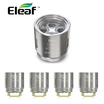 

Original Eleaf HW4 0.3ohm Quad-Cylinder Head for Ello/Ello Mini/Ello Mini XL Tank Atomizer Electronic cigarette Evaporizer