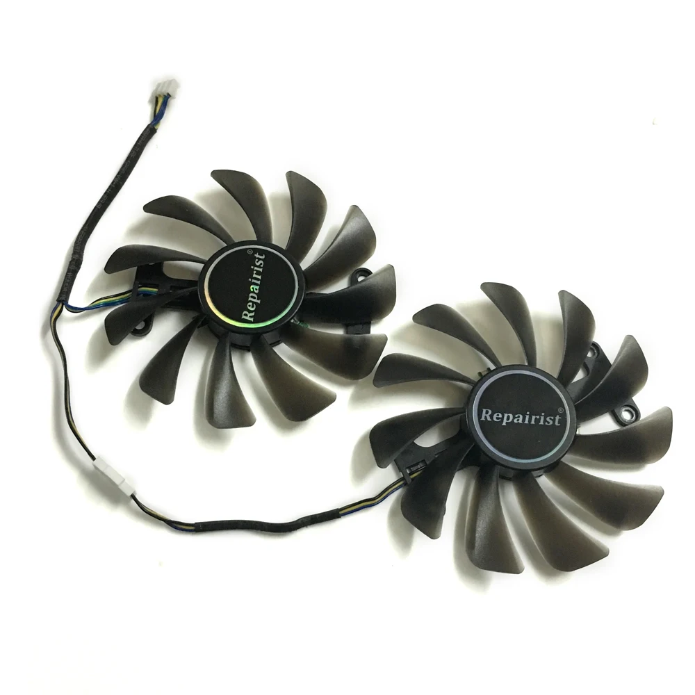 2 шт./компл. видео карты вентилятор GTX1070/1080 GPU кулер для KFA2 GTX1070 Ti EX GTX 1080/1070 EXOC