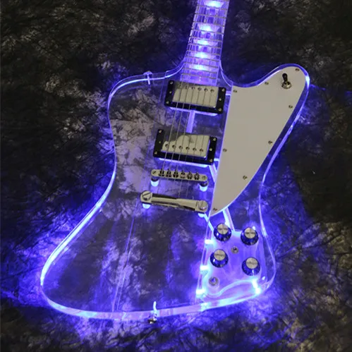 

Free shipping Instock Starshine SR-LBC-034 colorful crystal SR- electric guitar led light body