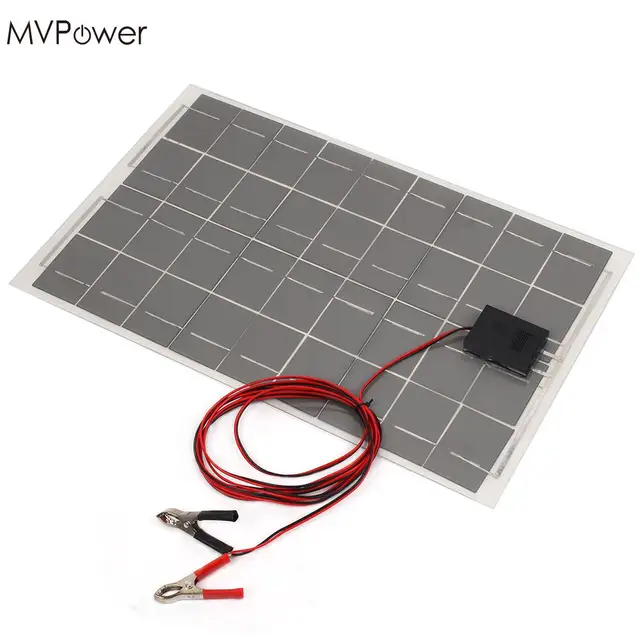 Solar Panel Battery Bank >> Mvpower 18v 30w Portable Solar Power Panel Car Battery Bank Charger Solar Panel Battery Bank >> Mvpower 18v 30w Portable Solar Power Panel Car Battery Bank Charger