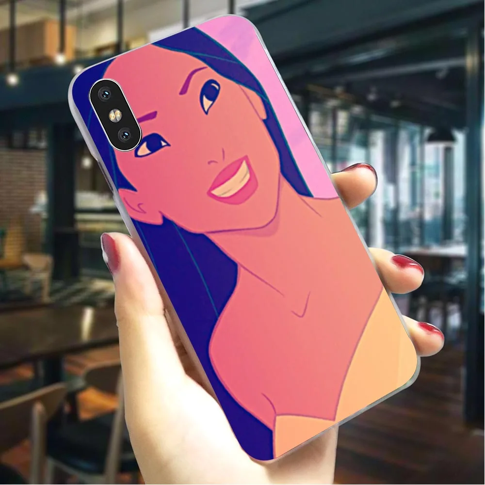 

Hard Case for iPhone 5 Pocahontas Cover for iPhone X Covers XR Xs Max 7 8 Plus 6 6S 5S SE Back Cases Print