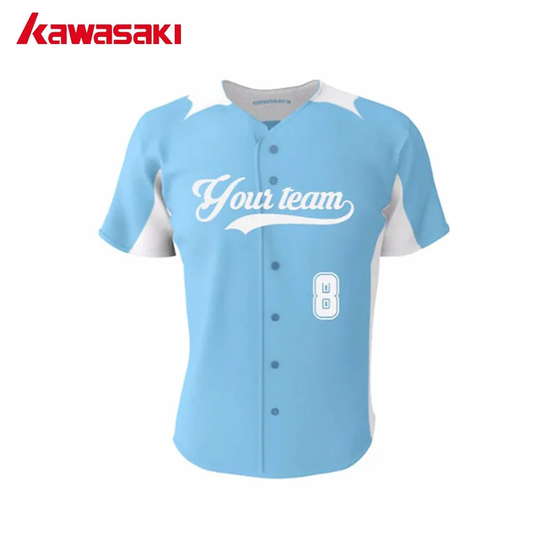 2017 New Kawasaki Baseball Practice Jerseys Mens Shirt Sublimation Printing Quick Dry Sport