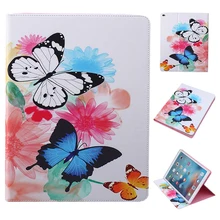 

GOOYIYO - For Apple iPad Pro 9.7 Tablet PU Leather Case Camouflage Colorful Cover Wallet Card Holder Bag Book Stand Case Shell