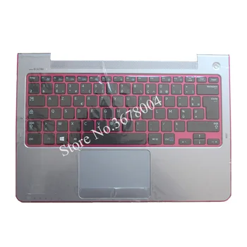 

For Samsung NP530U3C NP530U3B NP535U3C 530U3B 530U3C NP540U3 NP532U3C NP532U3A French FR keyboard Silver palmrest cover