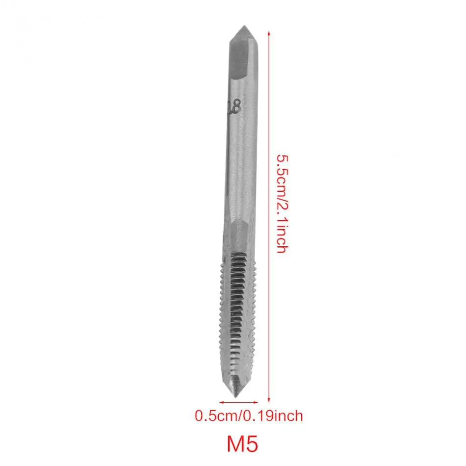 3 шт./компл. M3/M4/M5 Подшипниковая сталь ручной резьбы крана винторезы инструмент высокое качество