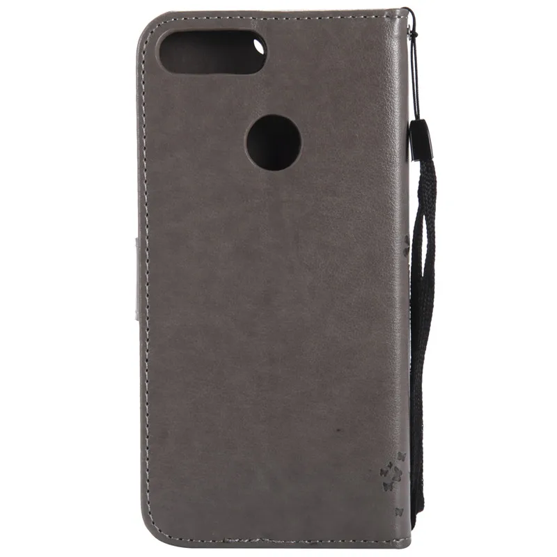 For Huawei P Smart Case Huawei P Smart Case Cover Luxury Wallet PU Leather Flip Cases For Huawei P Smart PSmart FIG-LX1 (3)