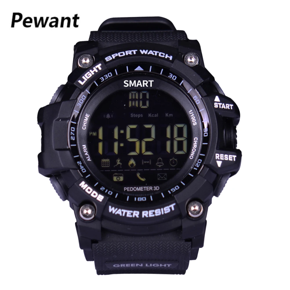 

Pewant Sport Bluetooth Smart Watch 5ATM Waterproof Swimming Smartwatch Pedometer Calory Distance Stopwatch Wristwatch For Men