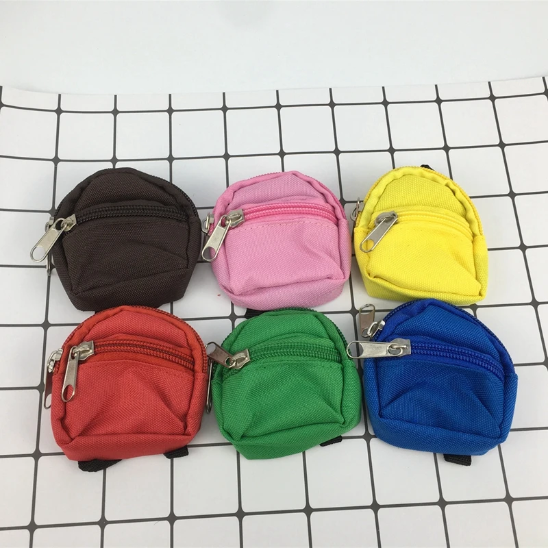 

BJD Super Model Color Bag Accessories Children's Toys Doll Backpack Accessories Toy Fashion Cool 7 * 5.5cm Girl Gifts - ZJF153-1