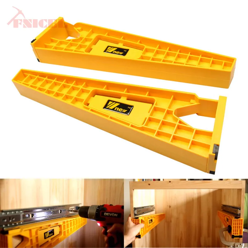 1set Drawer Installation Jig Woodworking Drawer Slide Mounting