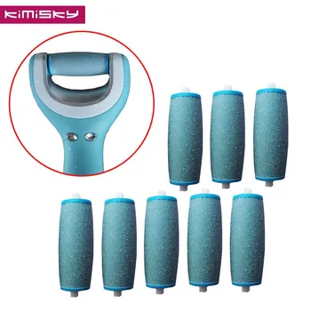 

Kimisky Blue 8pcs foot care tool pedicure tools Dead skin remover Pies Callus Roller Head Feet 20*50mm Free Shipping
