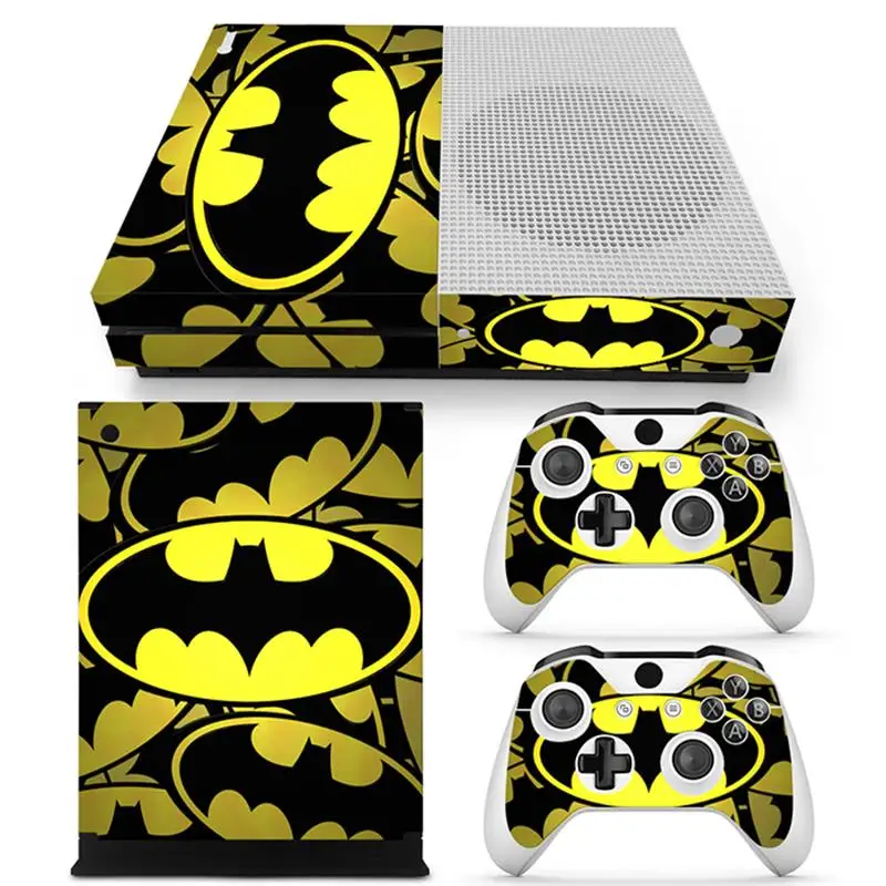 

For Xbox One Slim Console Cover For Xbox One S Skin Stickers + 2Pcs Controller Huid Protective Skins Decal