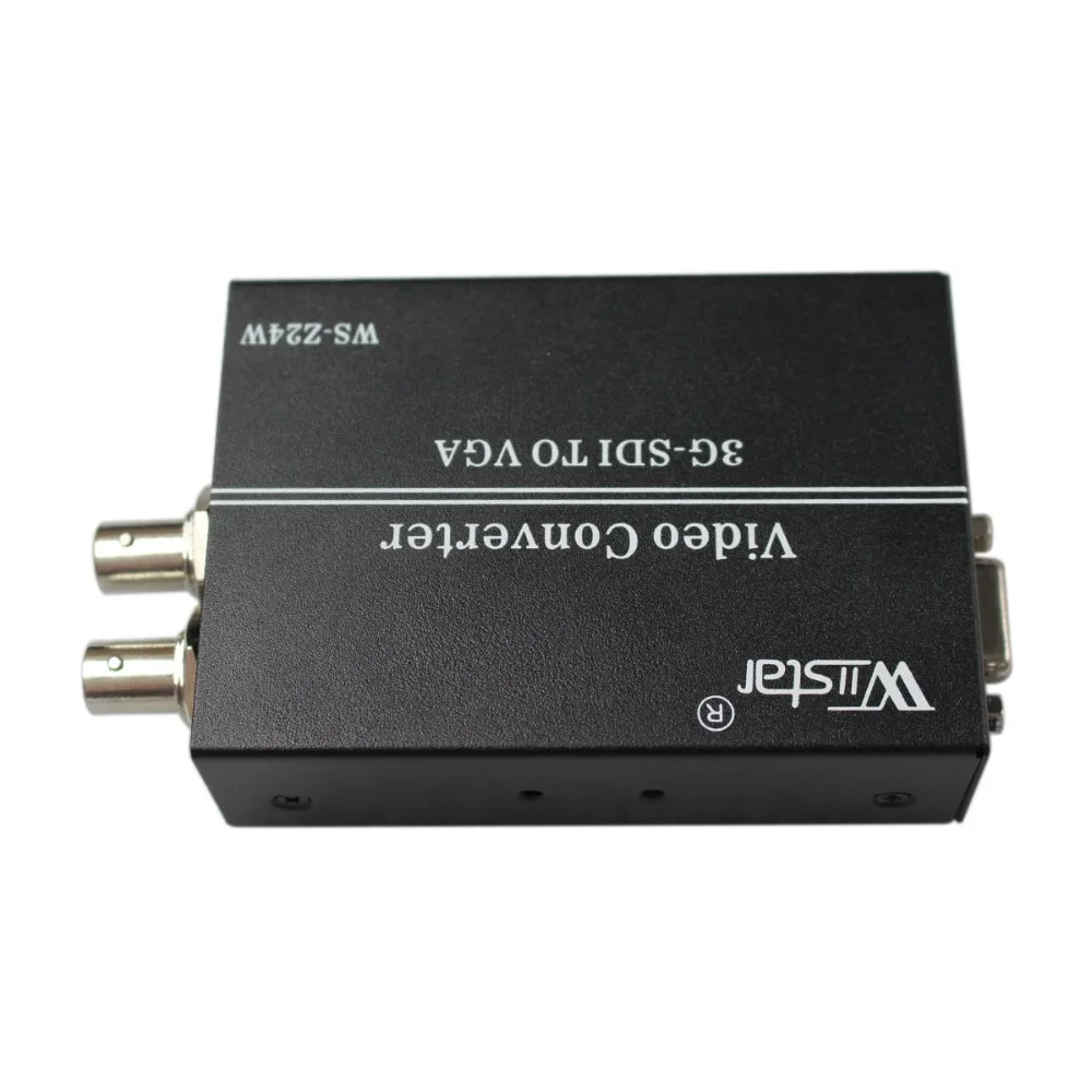 Video Converter Wiistar SDI TO VGA converter 3G SDI to VGA Converter SCALER 1080P For CCTV PC Video